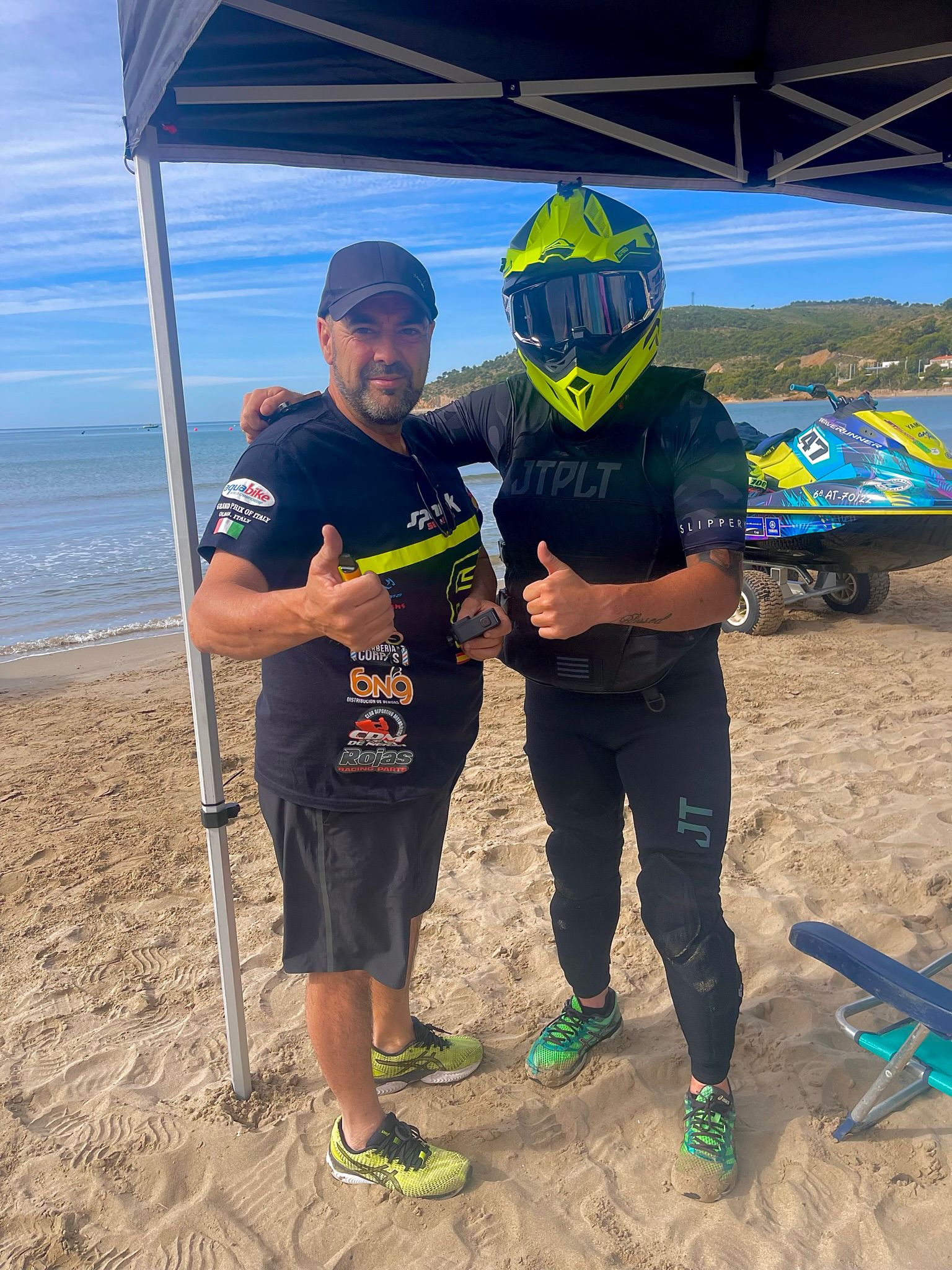 Adri y su padre - Historia familiar Monojet Racing